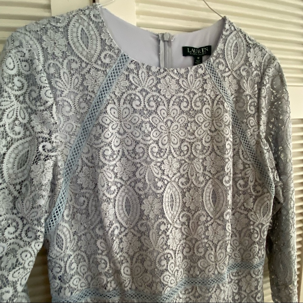 LAUREN RALPH LAUREN Lace Drop-Waist Dress - Picture 2 of 13